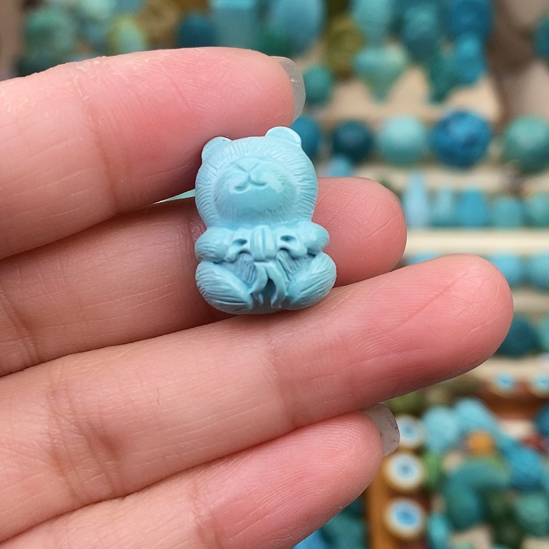 绿松石珠宝奇石未镶嵌