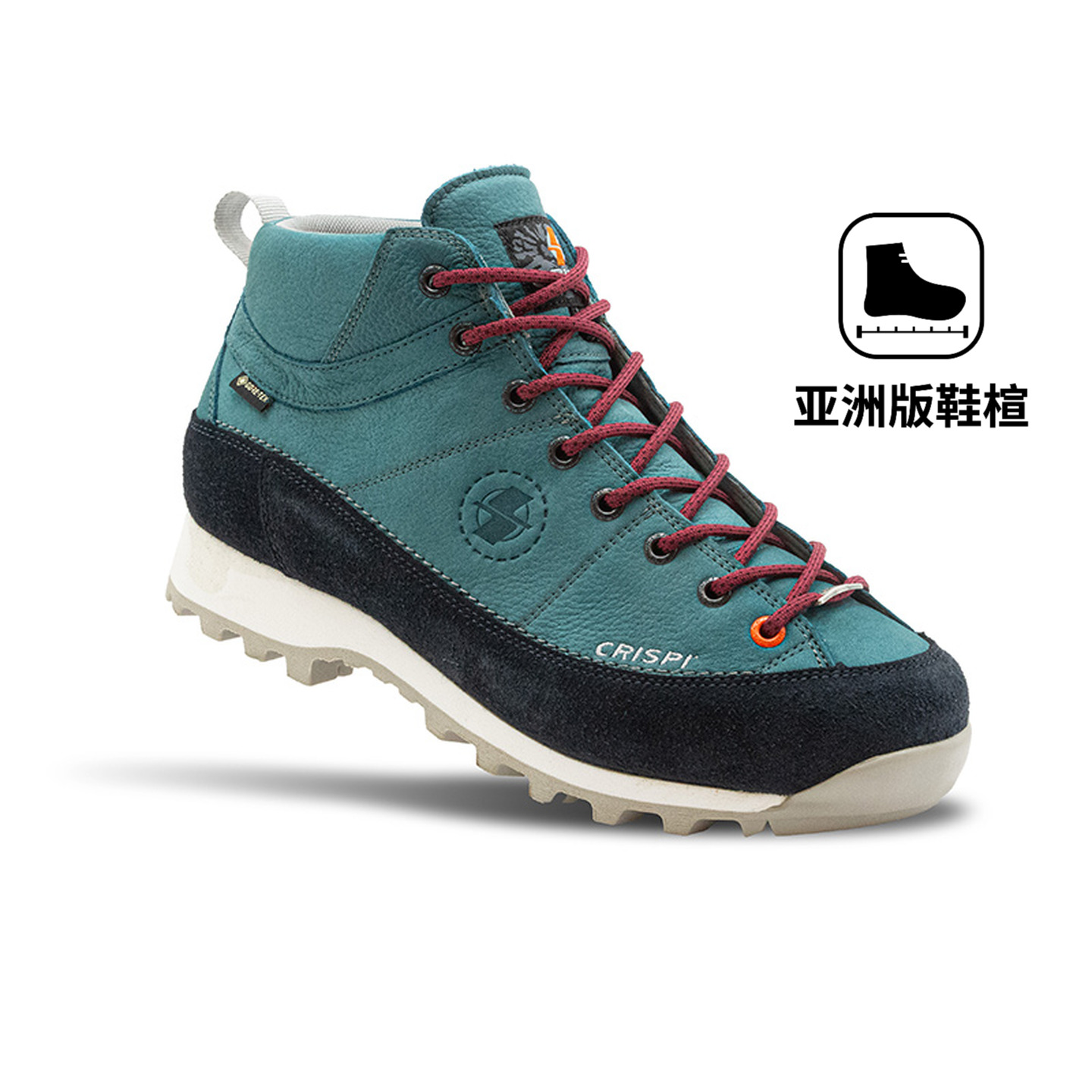 CRISPI摩纳哥2025秋冬新品户外鞋防水防滑徒步鞋登山鞋男女中帮