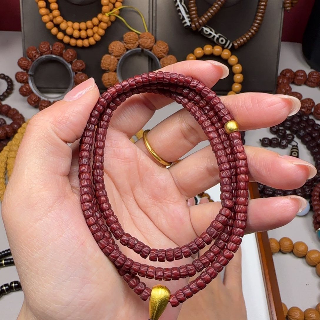 柏香籽/百香籽手串李***?百香