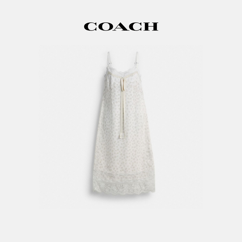 COACH/蔻驰 花卉蕾丝连衣裙