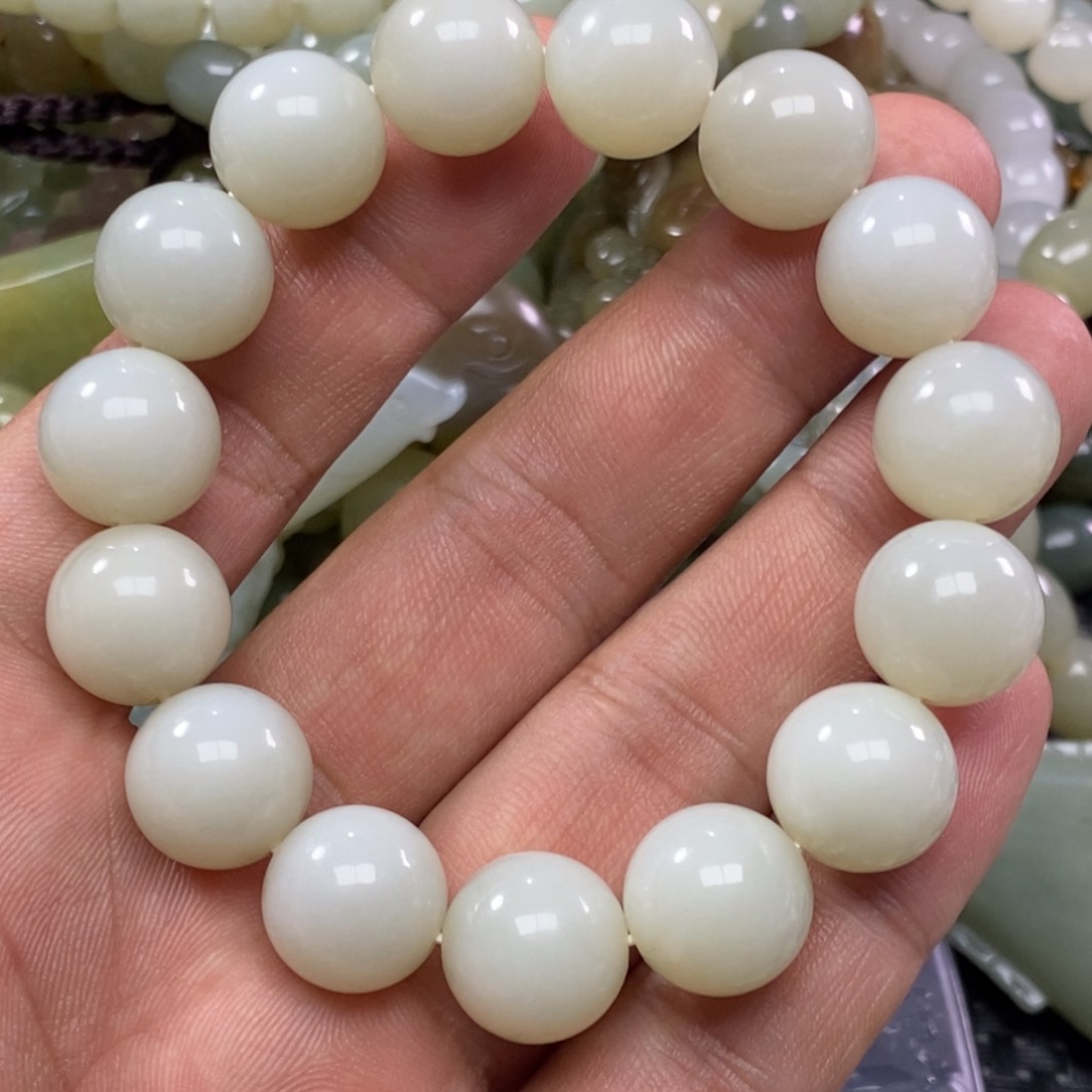 和田玉手链未镶嵌