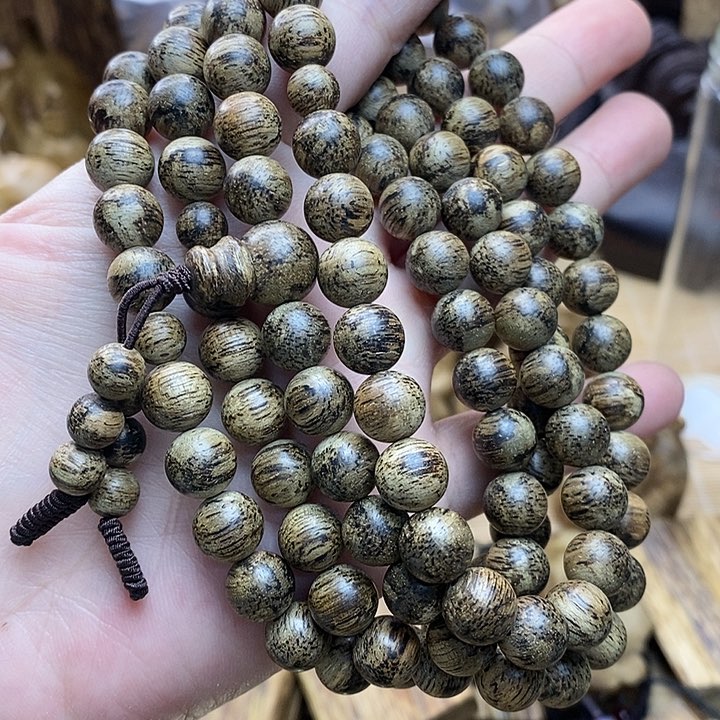 沉香手串柬埔寨菩萨95沉36.1克