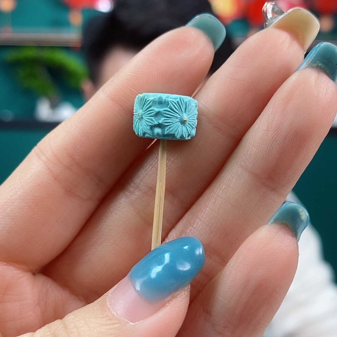 绿松石珠宝奇石未镶嵌