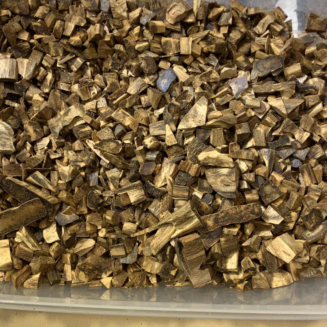 沉香沉香碎屑川*奇楠沉香熏香红骨凹身200克