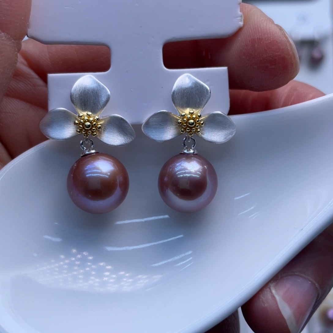 淡水珍珠未镶嵌耳饰