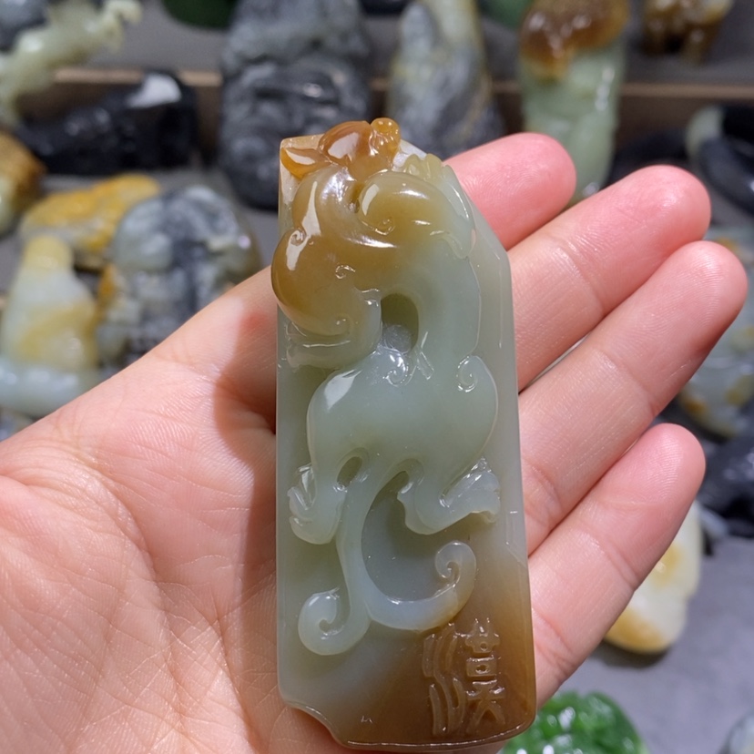 【闪购商品】和田玉把件未镶嵌随**愿