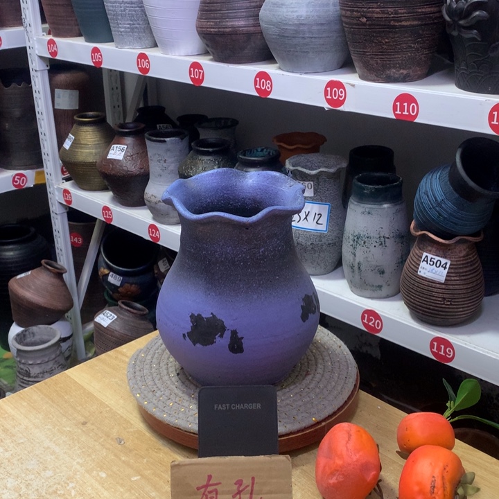 【闪购商品】红陶微瑕有孔高20口15