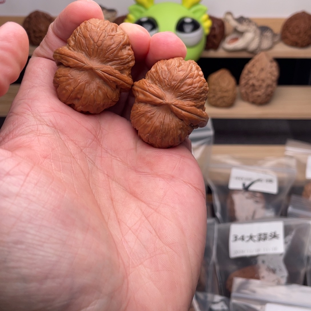 文玩核桃把件M**武39尺全品平谷元宝