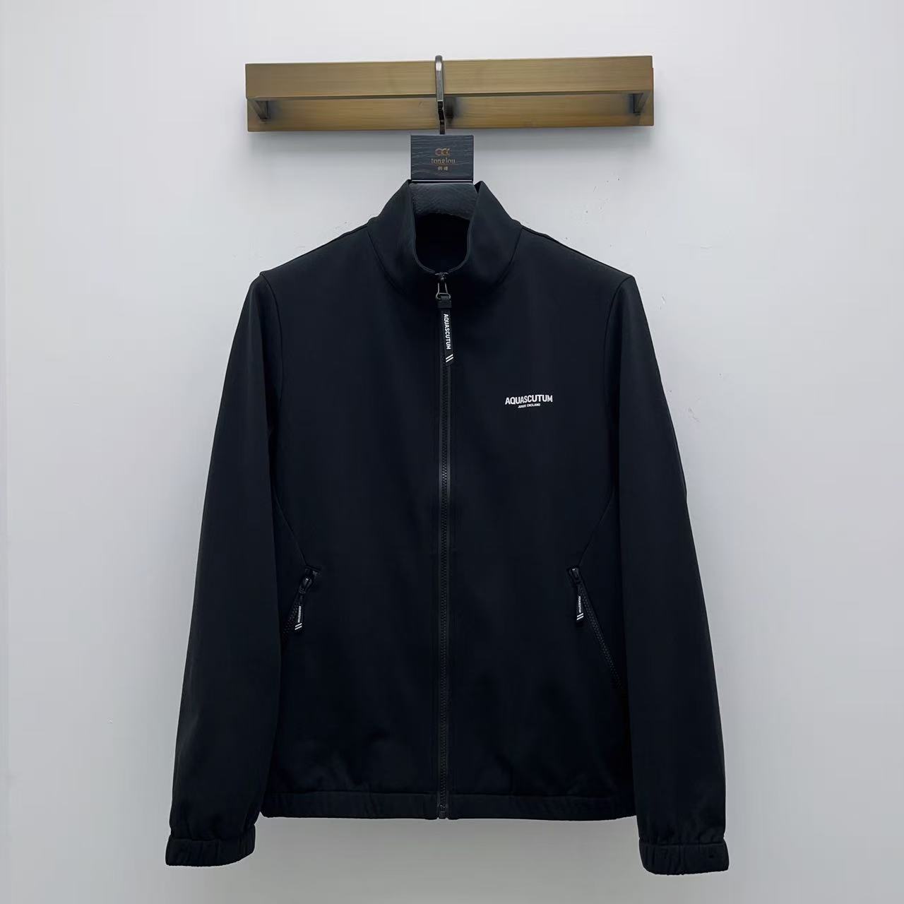 Aquascutum/雅格狮丹25秋冬男士立领夹克外套