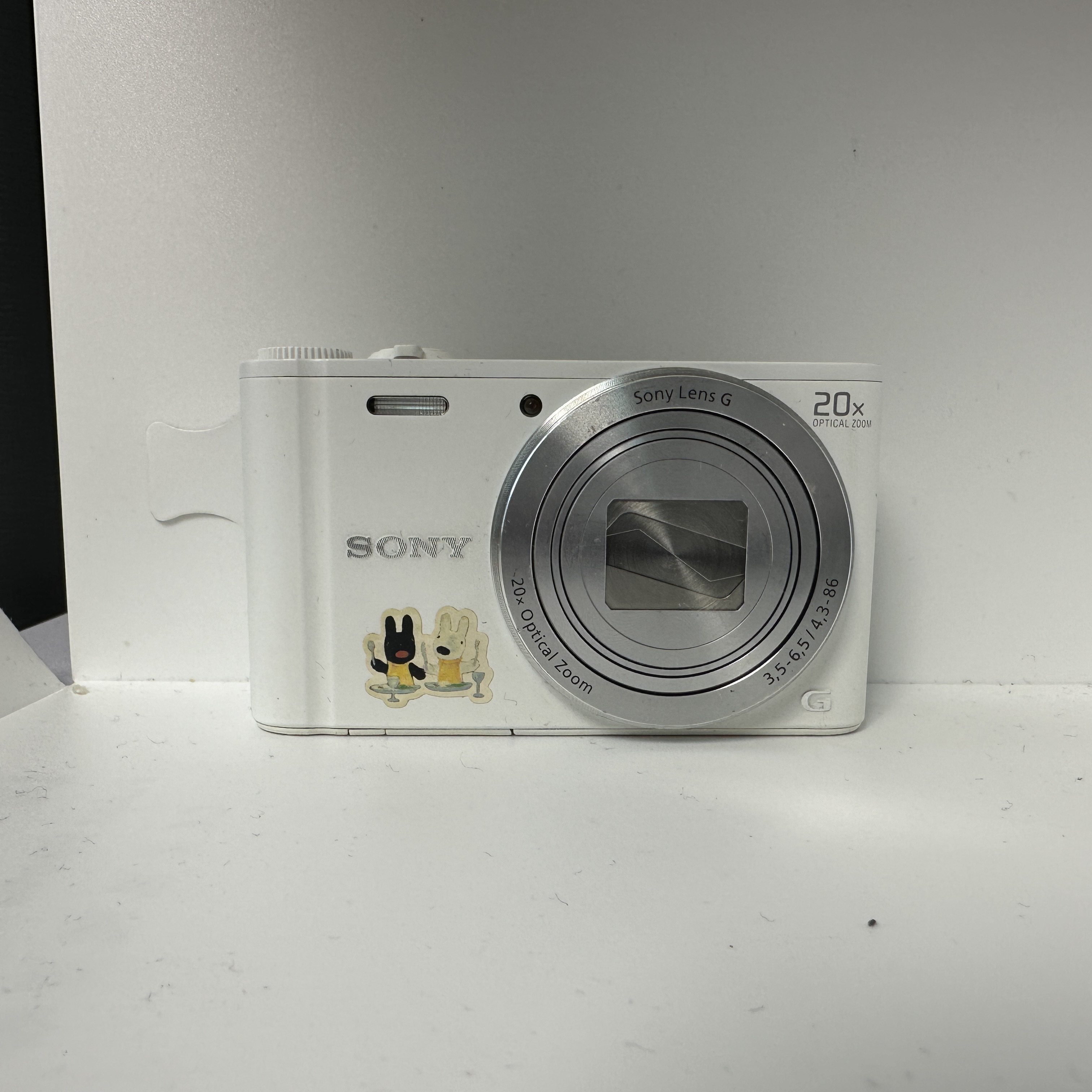 95新 Sony/索尼 WX350 稀有奶白色 冷白皮奶油肌氛围感出片