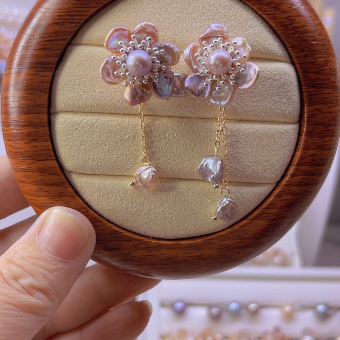 淡水珍珠手绳合金