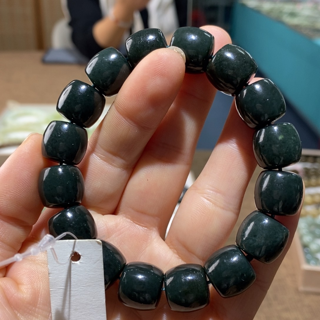 和田玉未镶嵌手链14