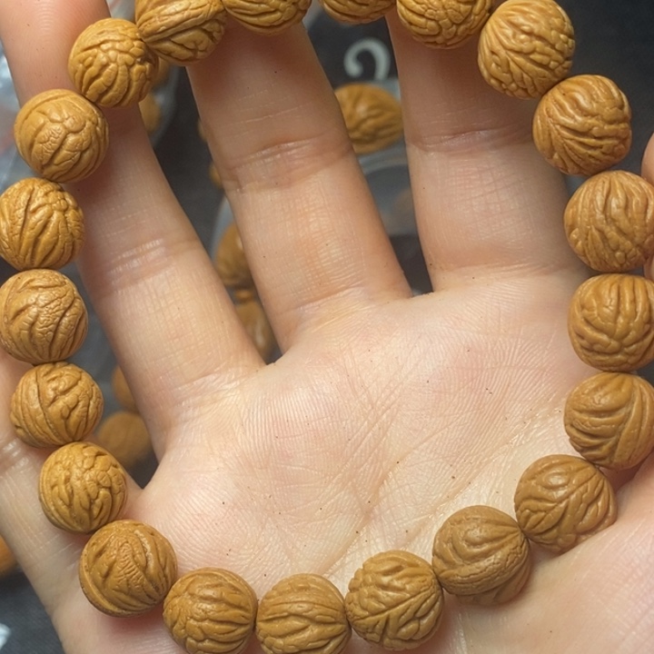 桃核吊坠秦岭山野生桃核