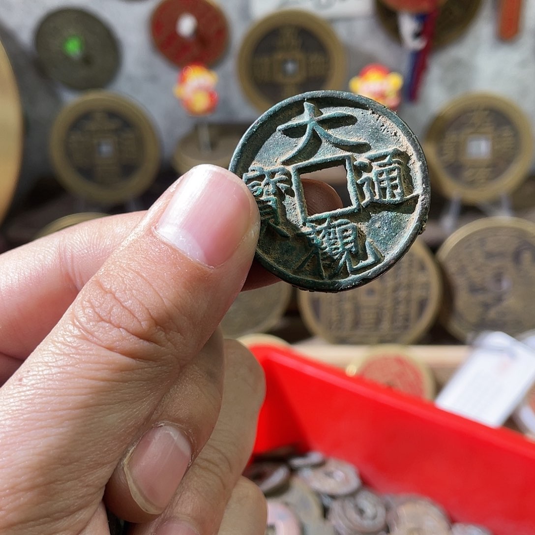 铜非遗手工艺制作现代工艺品双面