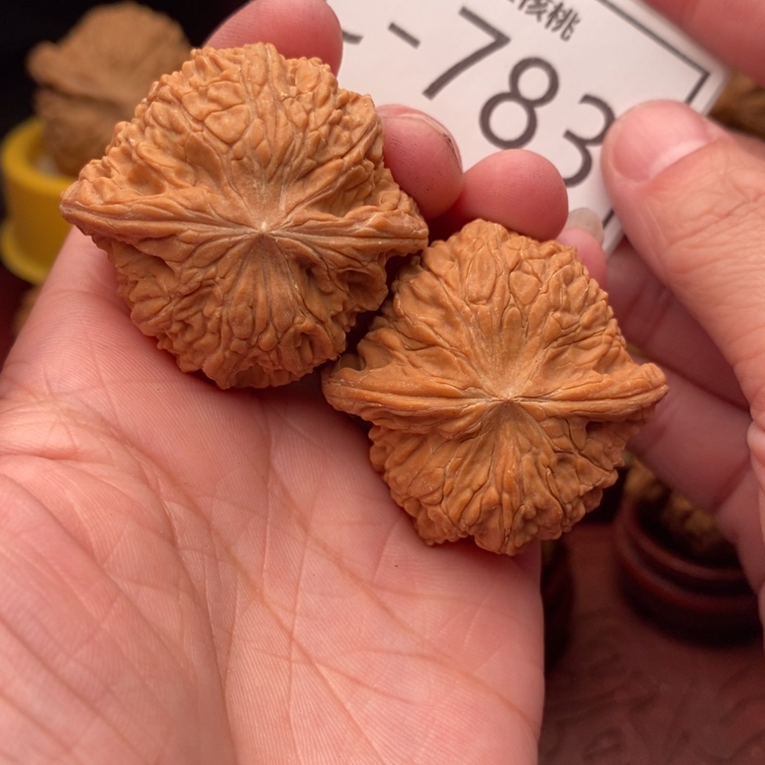 文玩核桃把件磨盘41