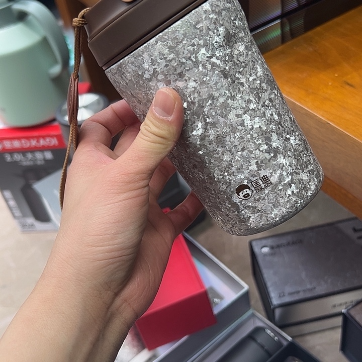 匡迪 420-5933钛杯  咖啡 白