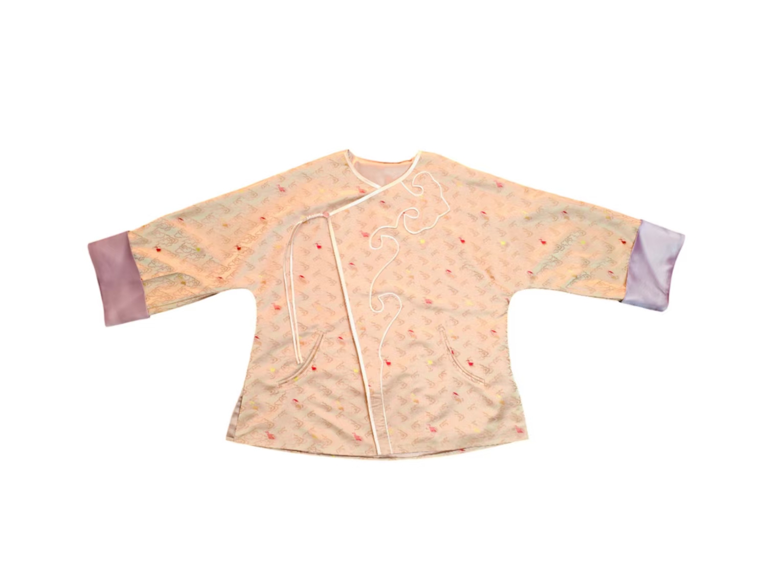 锦帛花衣天下原创设计非遗宋锦国风时尚百搭女装春秋幂幂款外套