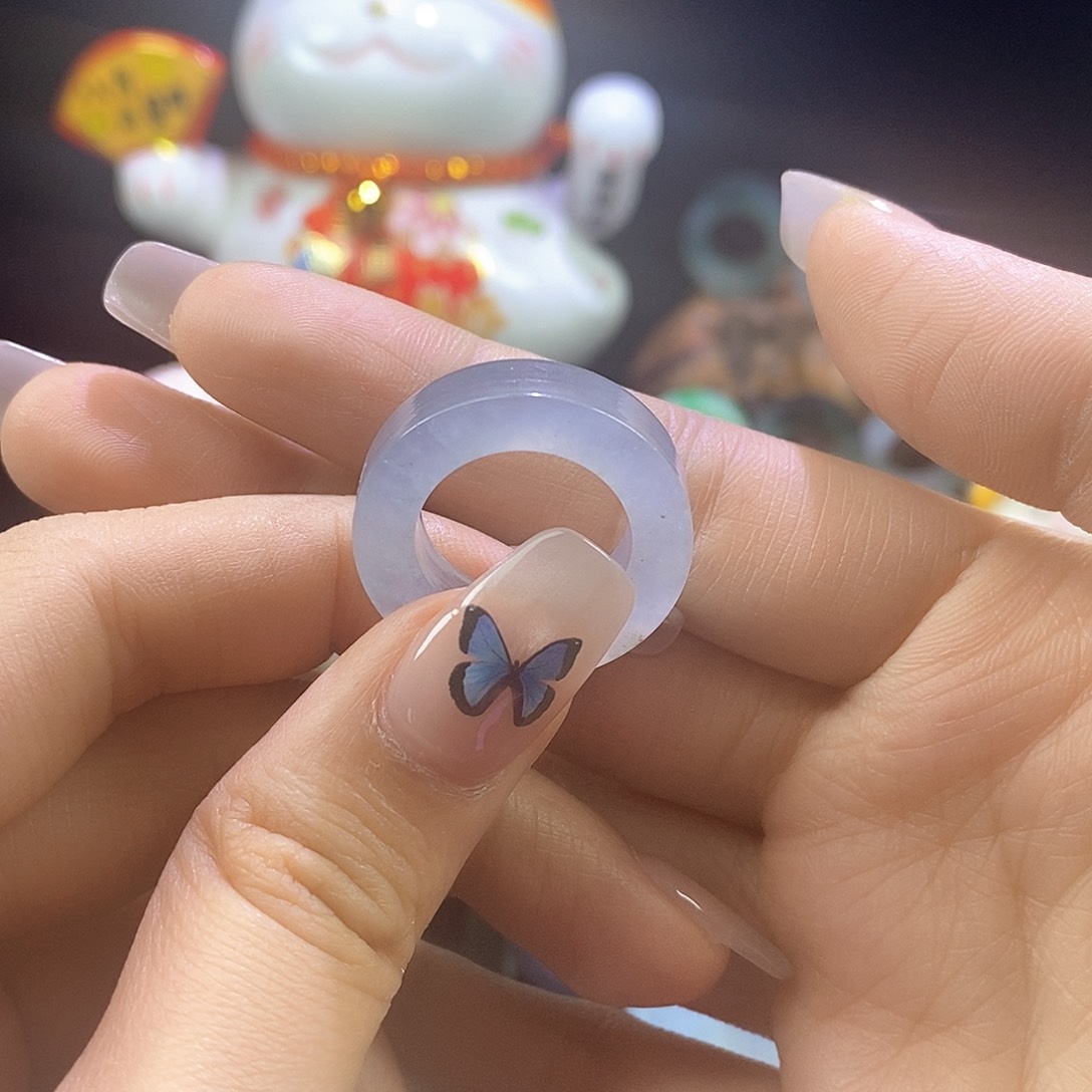 定制翡翠未镶嵌I*a戒指