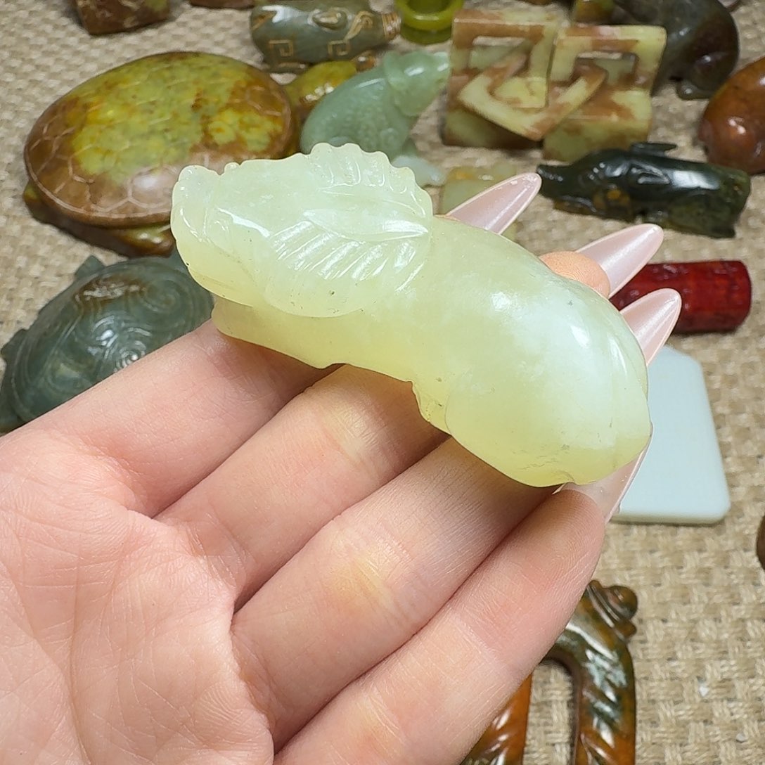 白玉菩提吊坠挂件