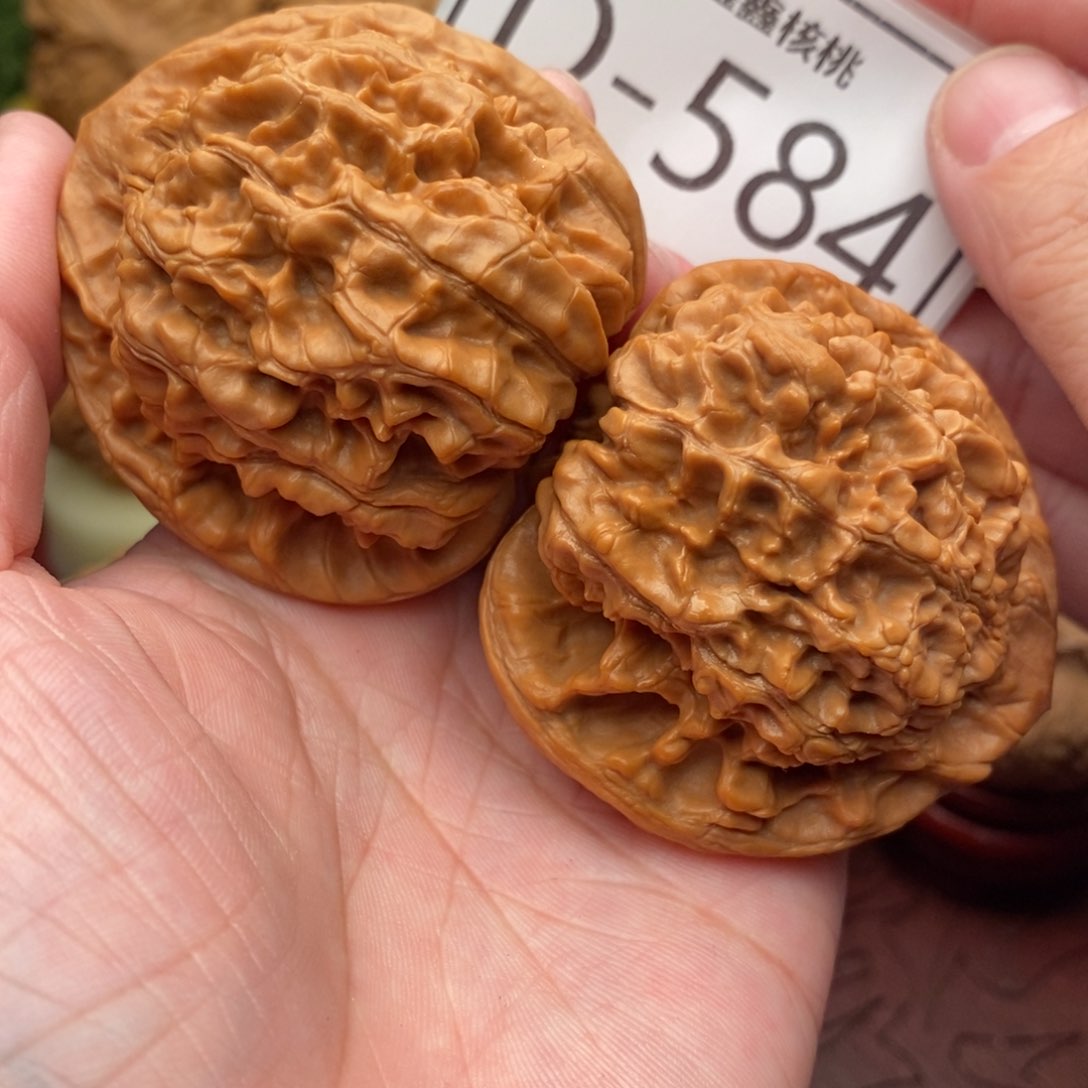 文玩核桃把件官帽50