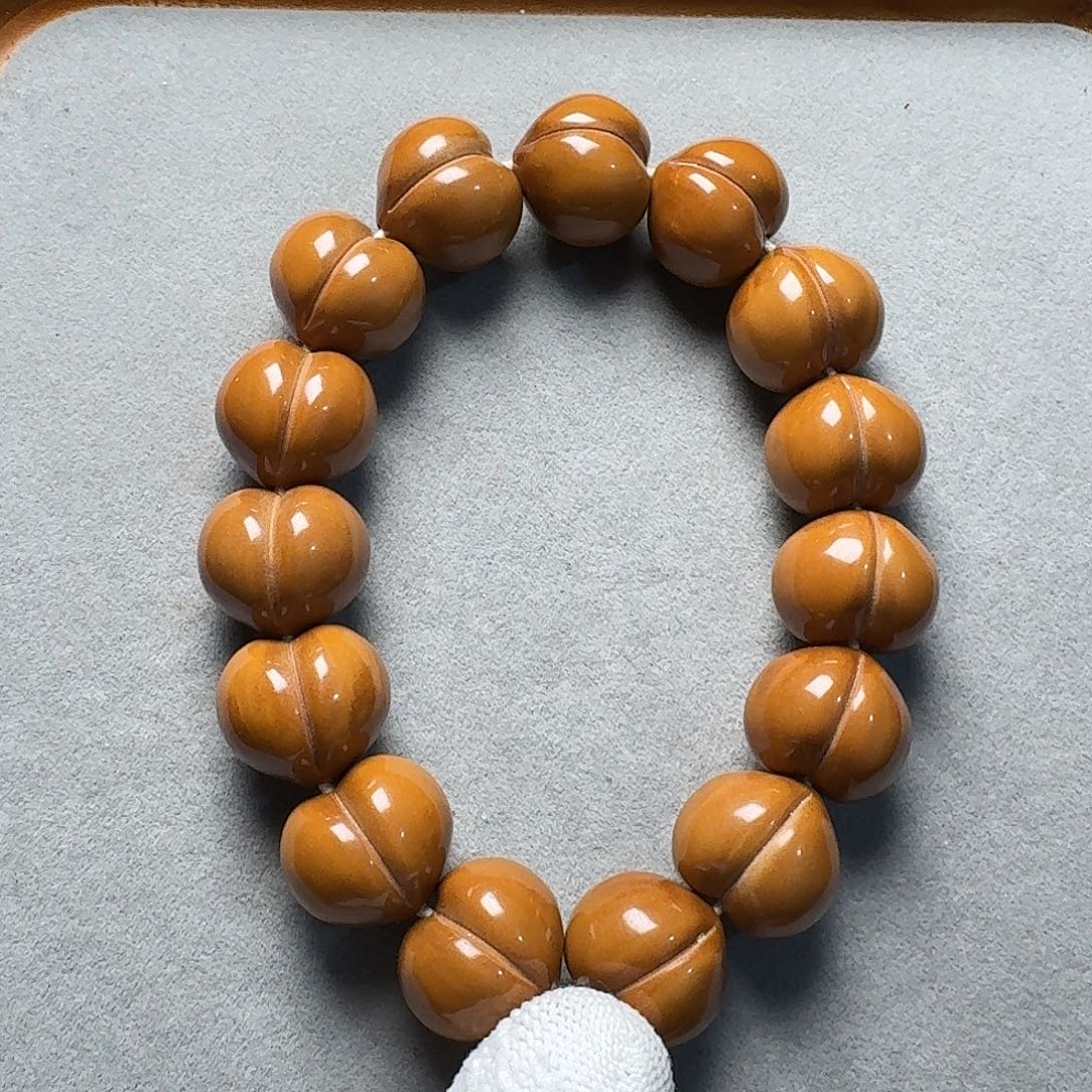 居***手猴头核桃手串大尺寸屁桃手持19