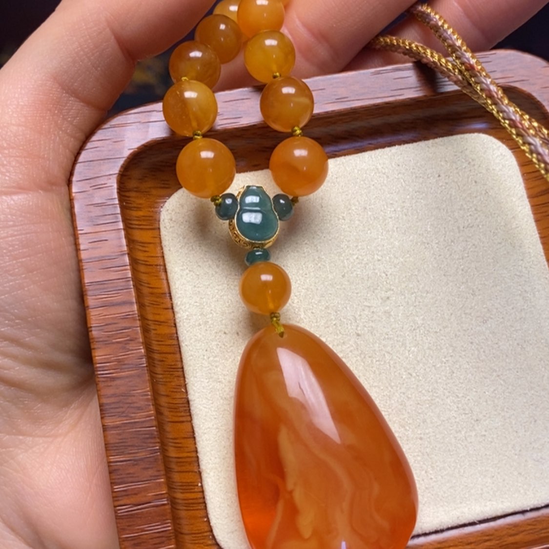 【闪购商品】蜜蜡颈饰未镶嵌项链