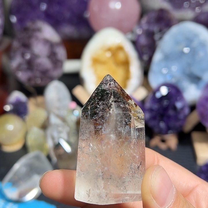 珠宝半成品未镶嵌紫晶