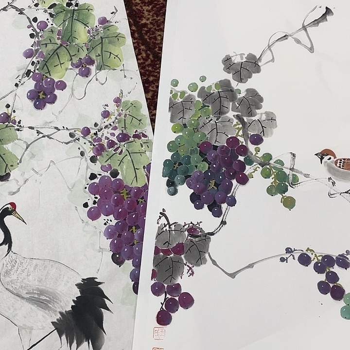 国画惠***视王绍凤老师作品6666666