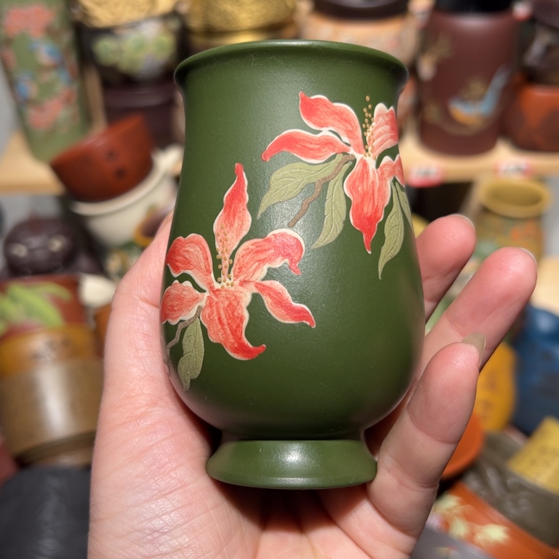 紫砂茶杯宜兴紫砂主人杯