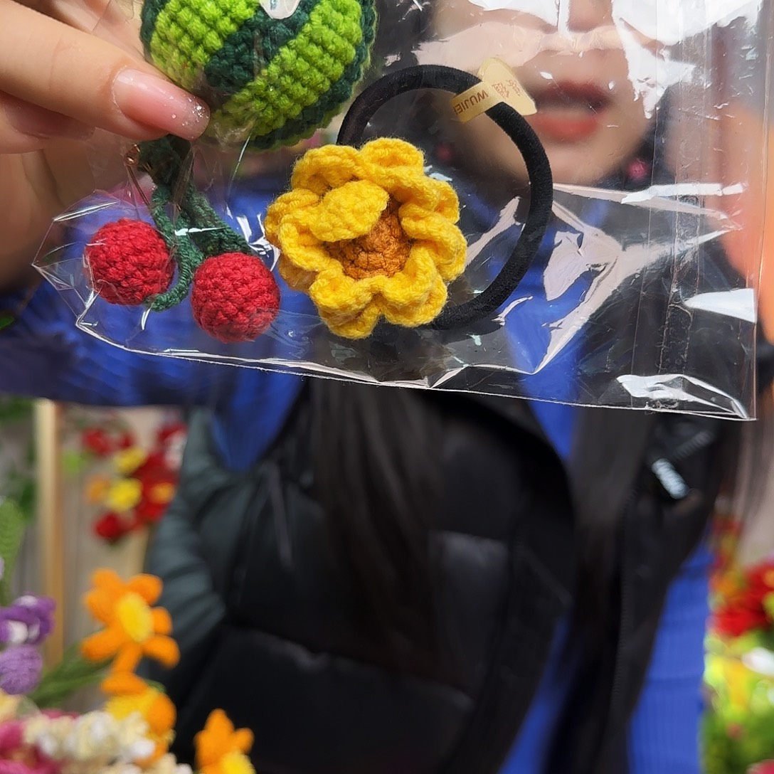 手工钩织设计挂件