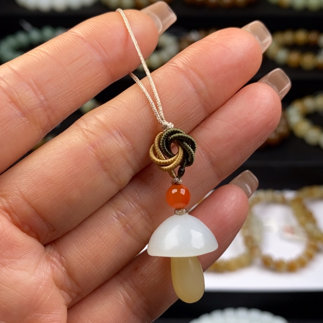 和田玉手串未镶嵌