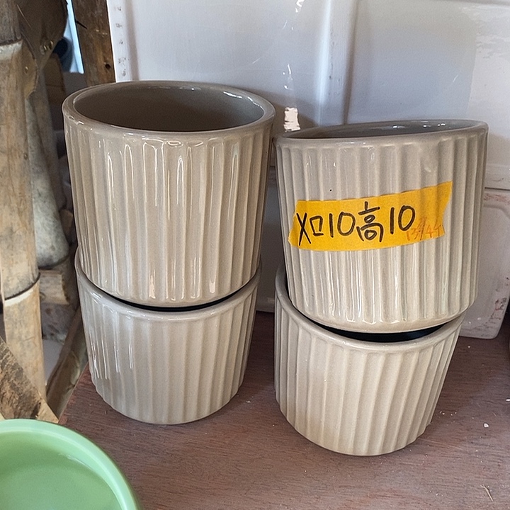 摆件陶陶盆有孔 瑕疵介意勿拍