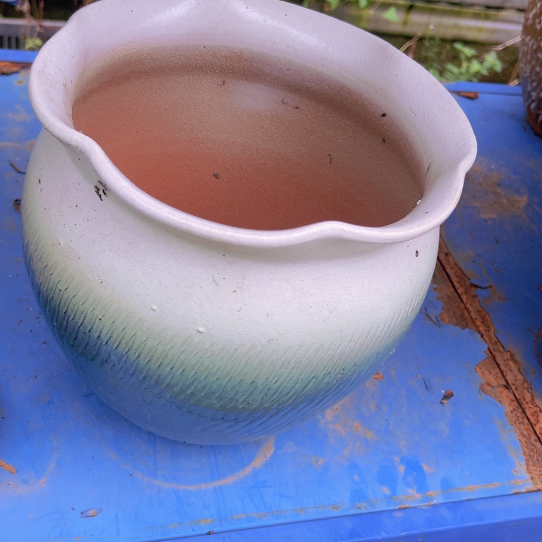 紫砂花盆高度25口径25