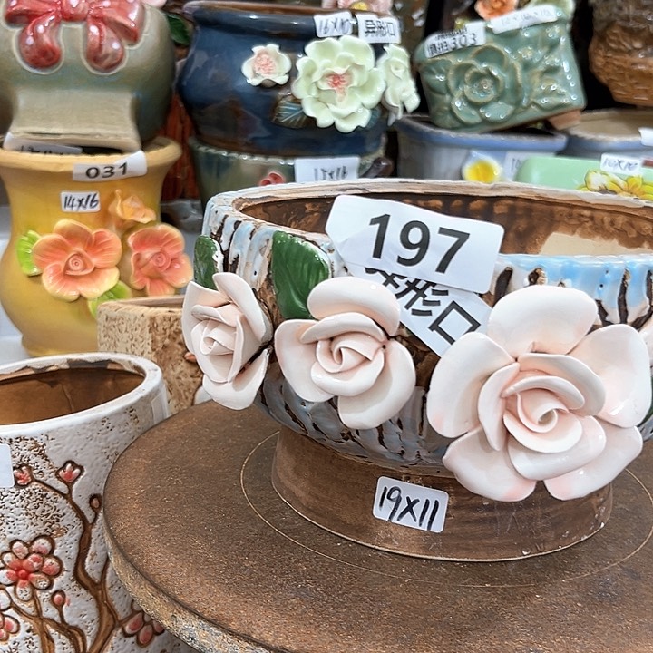 红陶粗陶花盆粗陶花盆