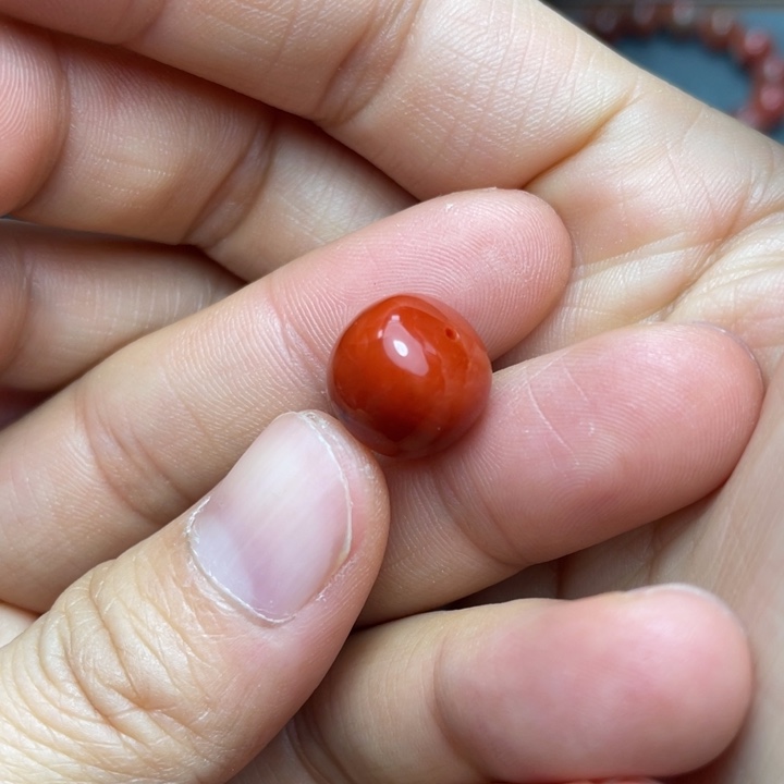 南红玛瑙单珠12多样性发1未镶嵌