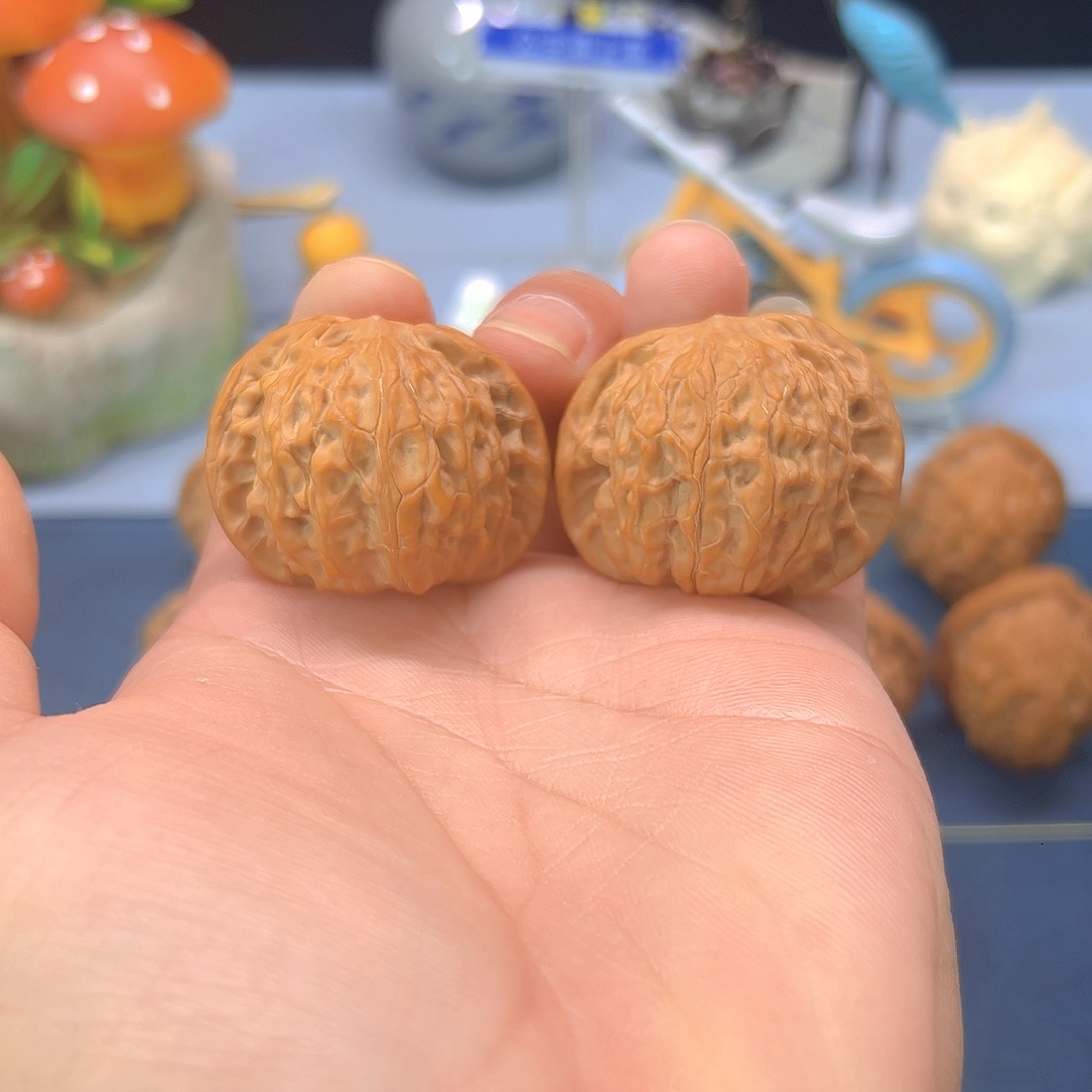 文玩核桃把件全品小磨盘