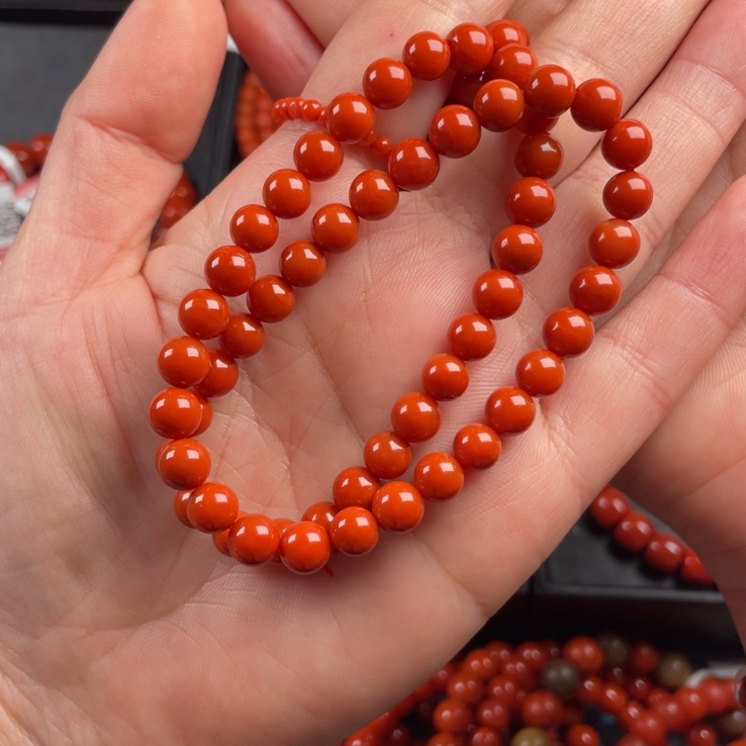 南红玛瑙手链未镶嵌?****?妞6