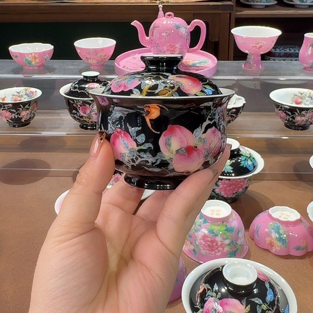 珐琅彩主人杯茶具系列