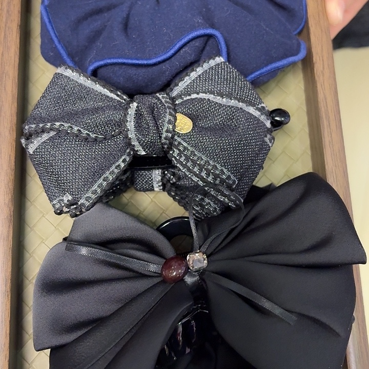 布艺非金属发圈 香蕉夹 大抓夹