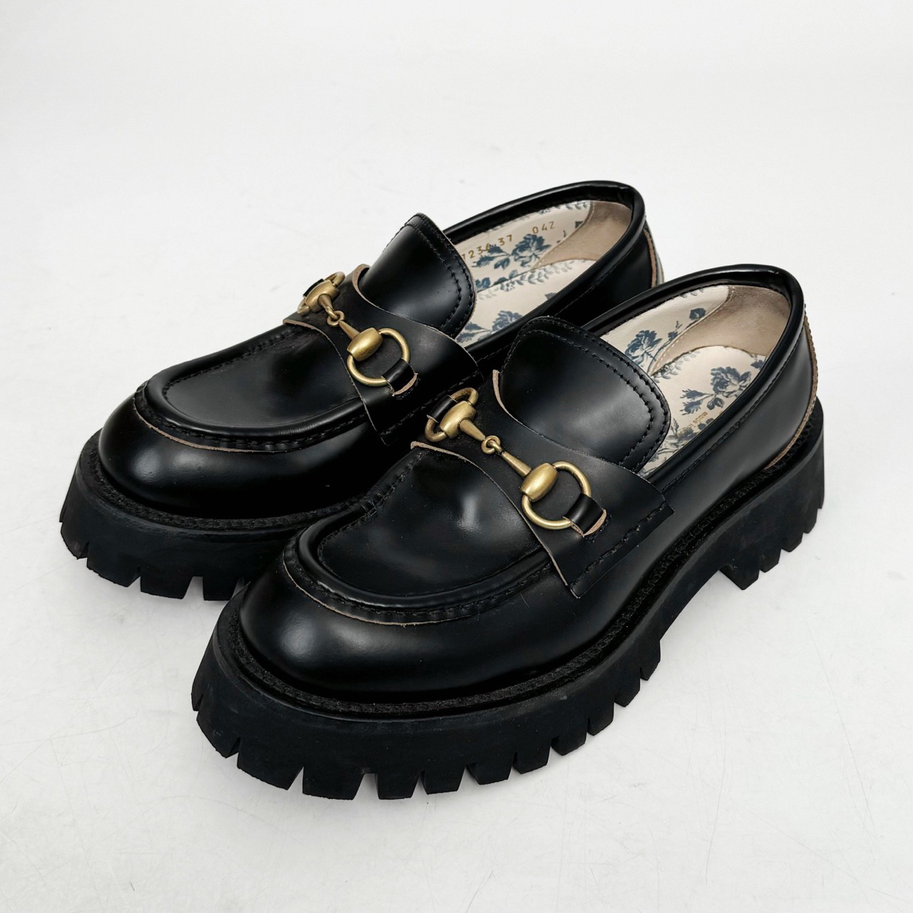 99新 GUCCI/古驰 37码/Gucci/古驰 小蜜蜂乐福鞋/98新/LZ00078