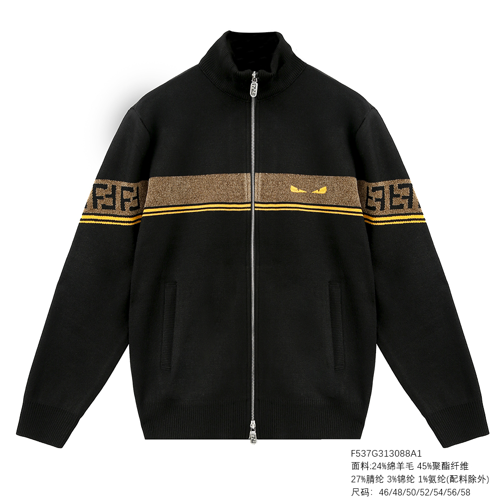 FENDILOR小怪兽25年秋冬款男士外穿毛衣 F537G313088A