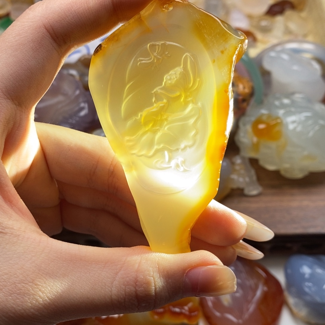 玛瑙/玉髓未镶嵌颈饰