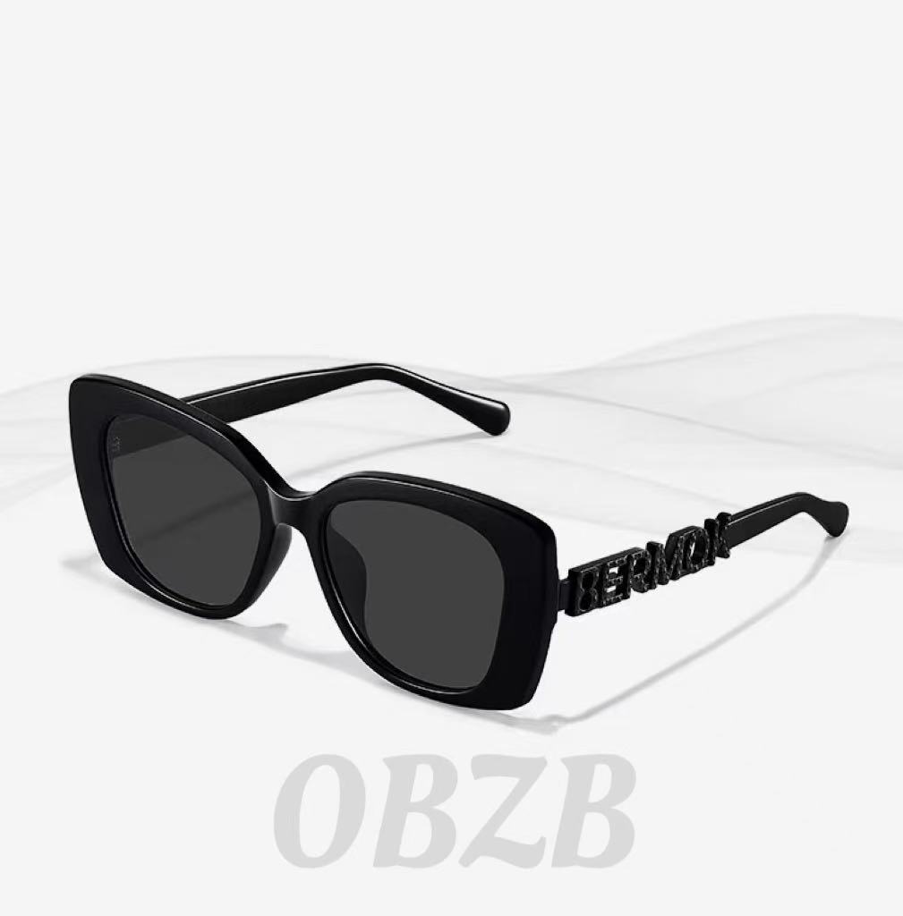 OBZB显脸小高级感防紫外线防晒TR/记忆塑料阳眼镜女同款情侣款001