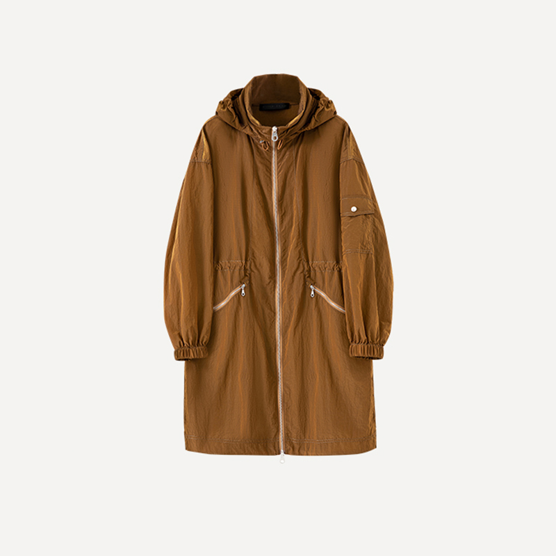 （预售）【贵姐NICOLE】设计师时尚百搭户外长款外套4ACT003