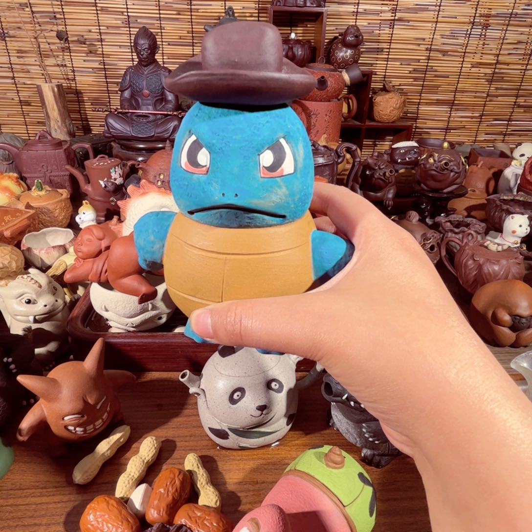 紫砂茶壶改*名纯手工制作过程非常