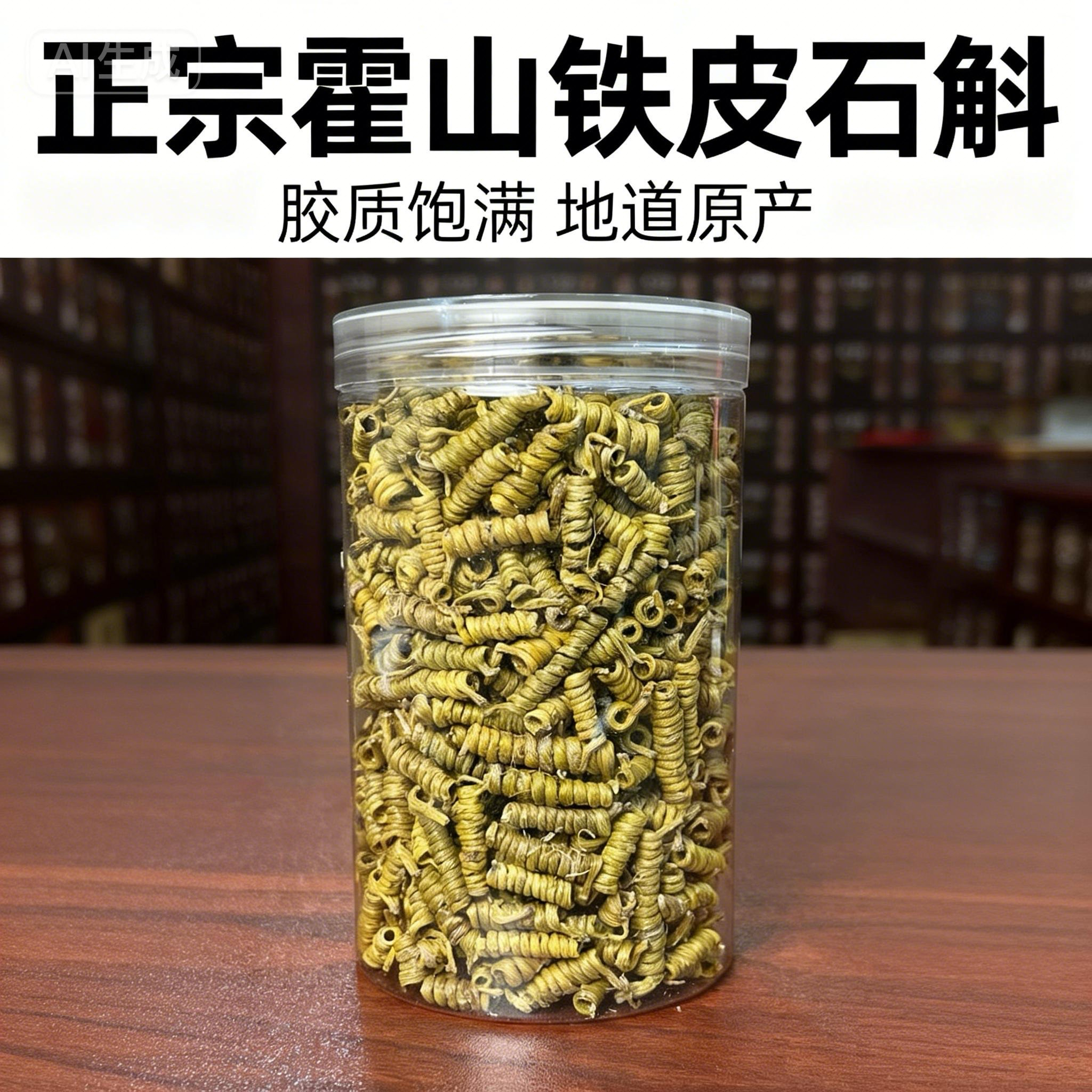 霍山铁皮石斛龙头凤尾胶质感满满精心挑选泡茶煲汤送礼滋补品