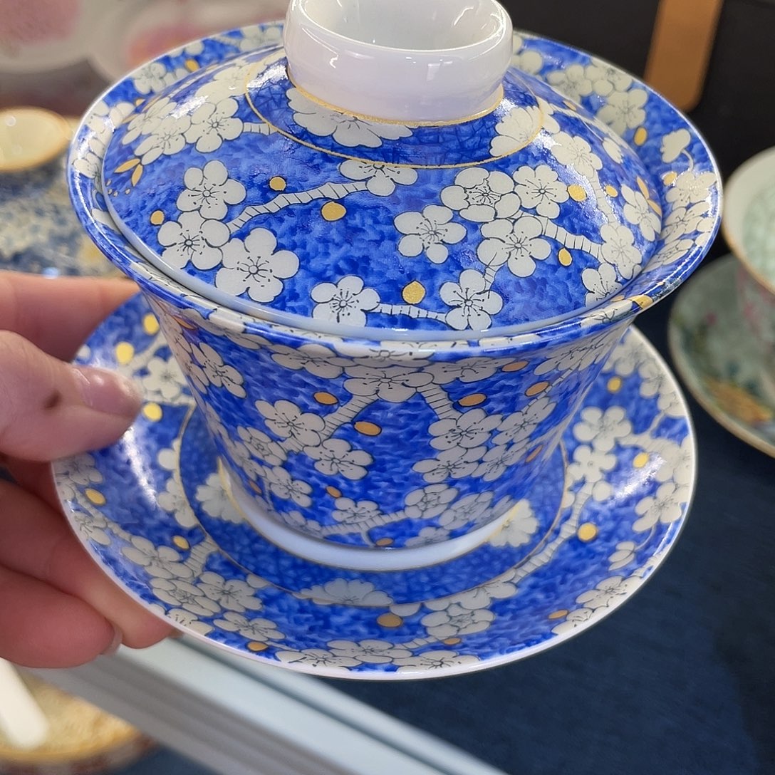 陶景德陶瓷盖碗茶具