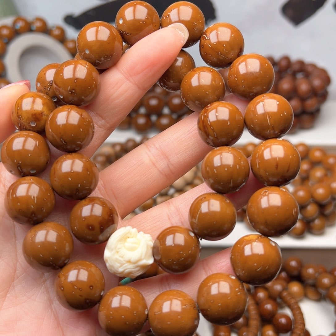 紫金鼠手串16光珠手持练手款