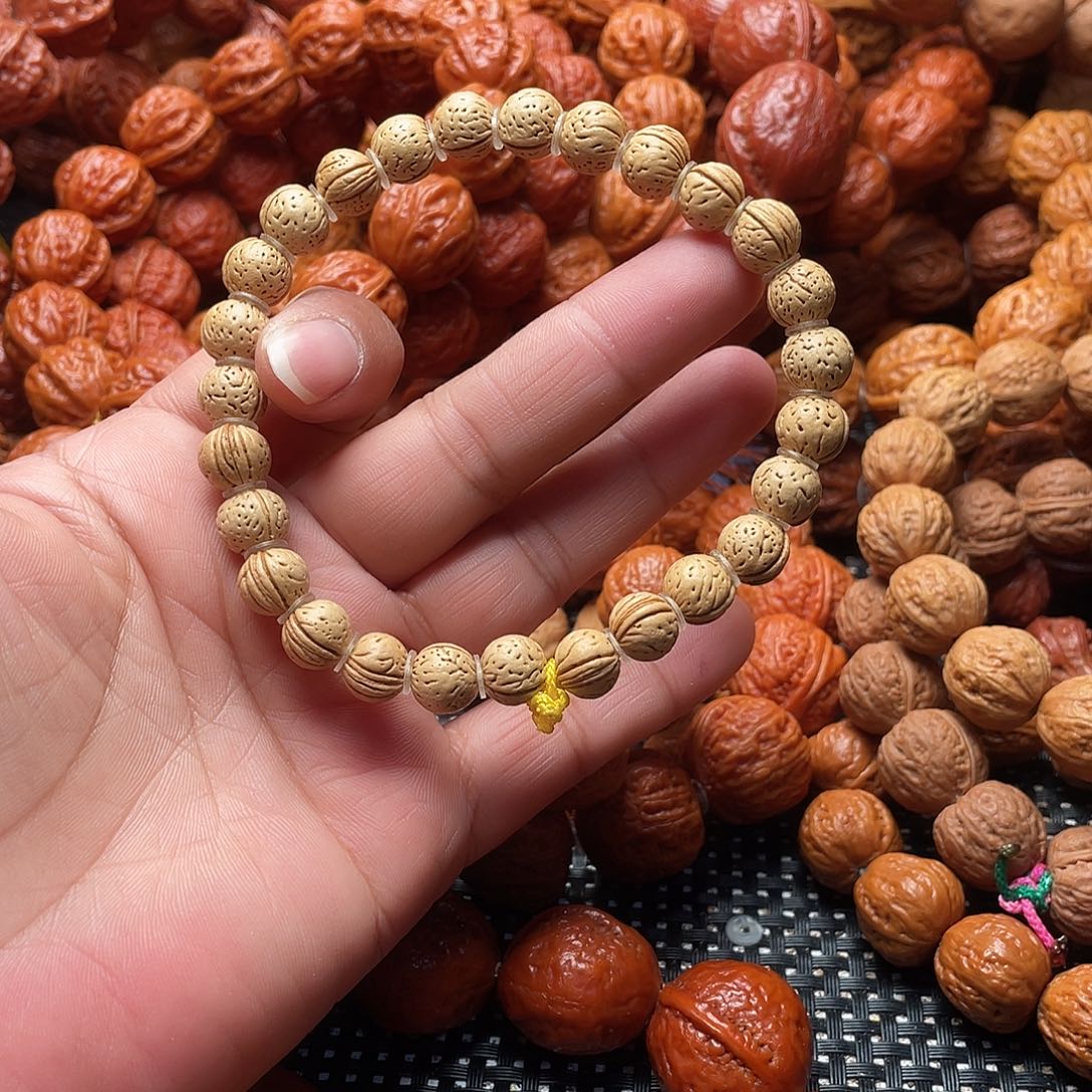 文玩核桃手串桃核
