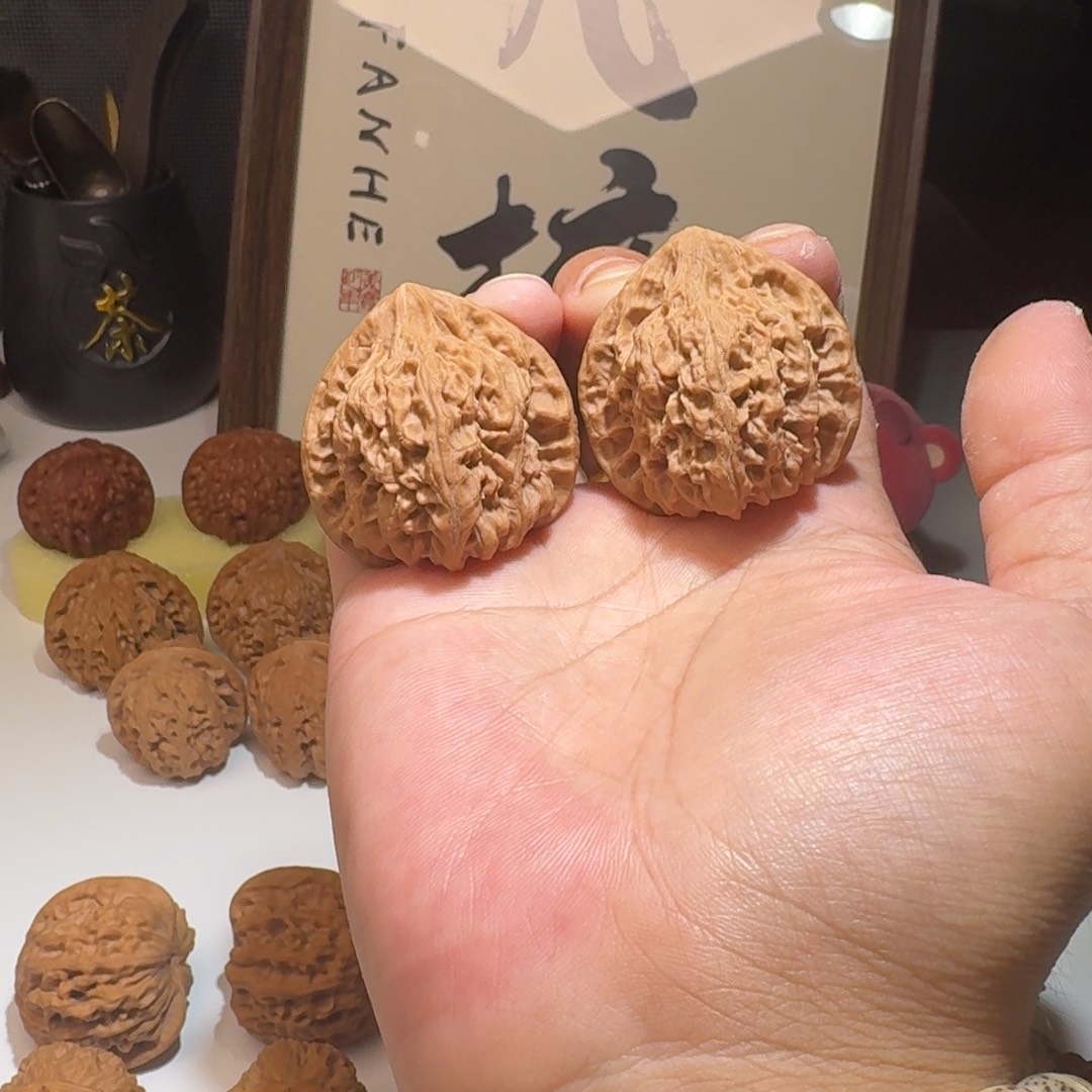 吊坠文玩核桃40尺寸承德火焰马蹄